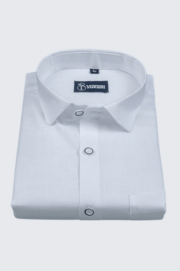 Linen White Primium Quality Shirts For Men