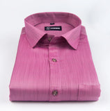 Dark purple solid pure cotton shirts