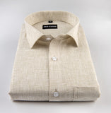 Cream Colour white Thred Linen Shirts