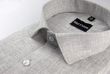 Gray Colour with White Thred Linen Shirts