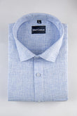 Sky Blue with White Thred Linen Shirts