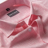 Pink Colour white Thred Linen Shirts