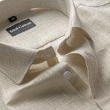 Cream Colour white Thred Linen Shirts