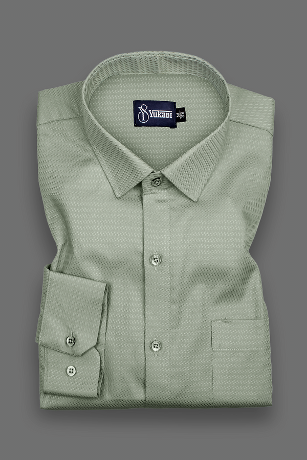 Cluster Pista Colour Cotton Shirts For Men