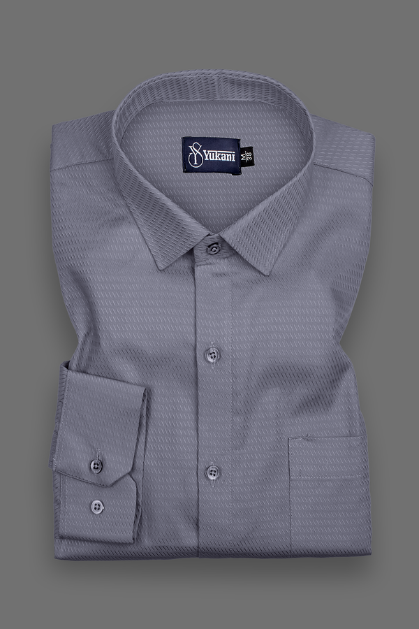 Cluster Lavender Colour Cotton Shirts For Men